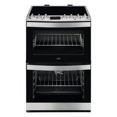 AEG 60CM DOUBLE OVEN ELECTRIC COOKER - MODEL NO. CIB6732ACM - RRP £740