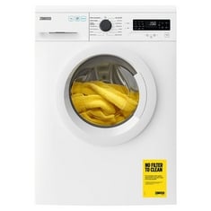 ZANUSSI FRONT LOADER WASHING MACHINE IN WHITE - MODEL NO. ZWF744B3PW - RRP £390