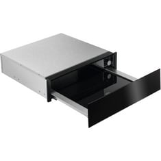 AEG BUILT-IN WARMING DRAWER IN BLACK - MODEL NO. KDE911424B - RRP £470