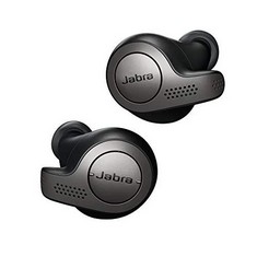 JABRA ELITE 65T, BLUETOOTH HEADSET WITH ACTIVE NOISE CANCELLATION AND LONG BATTERY LIFE, WIRELESS CALLING AND MUSIC. TITANIUM BLACK. RRP: 124.99€ - WITHOUT CHARGER.