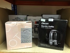 QUANTITY OF ITEMS TO INCLUDE DECEN ELECTRIC KETTLE: LOCATION - RACK A