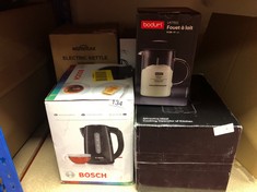 QUANTITY OF  ITEMS TO INCLUDE BOSCH COUNTRY II TWK7503GB CORDLESS KETTLE, 1.7 LITRES, 3000 W - BL STAINLESS STEEL ELECTRIC KETTLE WITH 3000 W FAST BOIL, AUTO SHUT-OFF, BOIL-DRY PROTECTION, LIMESCALE