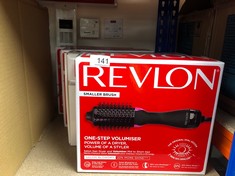 QUANTITY OF HEALTH & BEAUTY ITEMS TO INCLUDE REVLON ONE-STEP HAIR DRYER AND VOLUMISER MID TO SHORT HAIR , ONE-STEP, 2-IN-1 STYLING TOOL, IONIC AND CERAMIC TECHNOLOGY, SMALLER OVAL DESIGN, MULTIPLE HE