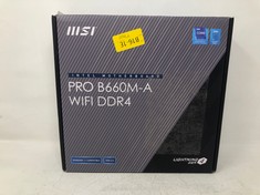 MSI PRO 660M-A WIFI DDR4 WIFI MOTHERBOARD: LOCATION - RACK A