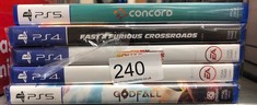 QUANTITY OF TECH & GAMING ITEMS TO INCLUDE FAST & FURIOUS CROSSROADS , PS4 :: LOCATION - RACK C