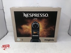 NESPRESSO CITIZ AUTOMATIC POD COFFEE MACHINE FOR ESPRESSO, LUNGO BY MAGIMIX IN WHITE.: LOCATION - RACK A