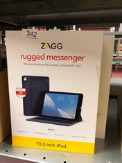 2 X ZAGG RUGGED MESSENGER KEYBOARD FOR APPLE IPAD 10.2 - UK ENGLISH: LOCATION - RACK D