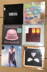 QUANTITY OF TV & AUDIO ITEMS TO INCLUDE NIRVANA , VINYL : LOCATION - RACK D