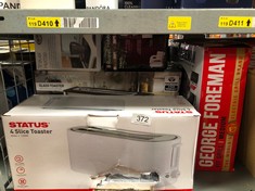 QUANTITY OF KITCHEN & APPLIANCES ITEMS TO INCLUDE STATUS ATLANTA 4 SLICE TOASTER | 1300W WHITE | 4SLWHTATLANTAX4: LOCATION - RACK D