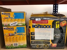 QUANTITY OF OUTDOOR & GARDEN ITEMS TO INCLUDE HOZELOCK - SUPERHOZE EXPANDING HOSE 40 M : FLEXIBLE HOSE, STRETCHES UP TO 3X ORIGINAL LENGTH | WITH 2 AQUASTOP FITTINGS FOR A WATERTIGHT CONNECTION: READ