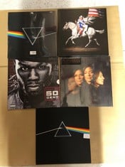 QUANTITY OF TV & AUDIO ITEMS TO INCLUDE THE DARK SIDE OF THE MOON (50TH ANNIVERSARY 2023 REMASTER): LOCATION - TABLES