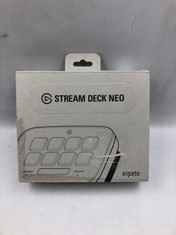 ELGATO STREAM DECK NEO – 8 CUSTOMIZABLE KEYS, 2 TOUCH POINTS, SPEED THROUGH TASKS & WORKFLOWS - CONTROL WORD, EXCEL, POWERPOINT, TEAMS, ZOOM, SPOTIFY AND MORE, DRAG-’N-DROP SETUP - WORKS WITH MAC & P