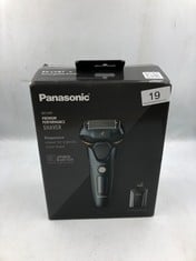 PANASONIC ES-LV97 5-BLADE WET & DRY ELECTRIC SHAVER FOR MEN, RECHARGEABLE, RESPONSIVE BEARD SENSOR, MULTI-FLEX 16D HEAD, AUTO CLEANING, CHARGING STAND, GIFT FOR MEN (2 PIN UK PLUG).  RRP £185: LOCATI