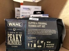 QUANTITY OF HEALTH & BEAUTY ITEMS TO INCLUDE WAHL COLOUR PRO CORDED CLIPPER, HEAD SHAVER, MEN'S HAIR CLIPPERS, COLOUR CODED GUIDES, FAMILY AT HOME HAIRCUTTING: LOCATION - A