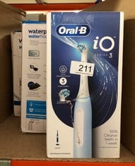 QUANTITY OF HEALTH & BEAUTY ITEMS TO INCLUDE ORAL-B IO3 ELECTRIC TOOTHBRUSH FOR ADULTS, MOTHERS DAY GIFTS FOR HER / HIM, 1 TOOTHBRUSH HEAD, 3 MODES WITH TEETH WHITENING, 2 PIN UK PLUG, BLUE: LOCATION