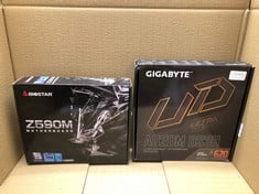 GIGABYTE A620M DS3H MOTHERBOARD - SUPPORTS AMD RYZEN 8000 CPUS, 5+2+2 PHASES DIGITAL VRM, UP TO 7600MHZ DDR5 (OC), 1X PCIE 4.0 M.2, GBE LAN, USB 3.2 GEN 1 + BIOSTAR Z590M MOTHERBOARD : LOCATION - B