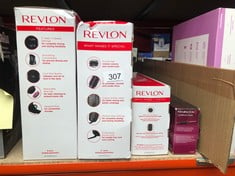 QUANTITY OF HEALTH & BEAUTY ITEMS TO INCLUDE REVLON ONE-STEP STYLE BOOSTER - ROUND BRUSH DRYER & STYLER, ROUND BRUSH- 38 MM (THERMAL BRISTLES, CERAMIC-COATED BARREL, IONIC + CERAMIC TECHNOLOGY) RVDR5