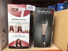 REMINGTON BLOW DRY & STYLE AIR STYLER - FOR MID-LONG LENGTH HAIR (4 ATTACHMENTS, 38MM & 50MM BRISTLE BRUSH, FIRM PADDLE BRUSH, CONCENTRATOR, 2 HEAT & 2 SPEED SETTINGS, SWIVEL CORD, 1000W) AS7500 + SH