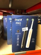 QUANTITY OF HEALTH & BEAUTY ITEMS TO INCLUDE ORAL-B PRO 3 2X ELECTRIC TOOTHBRUSHES FOR ADULTS, GIFTS FOR WOMEN / MEN, 2 HANDLES & 2 CROSS ACTION TOOTHBRUSH HEADS, 3 MODES, TEETH WHITENING, 2 PIN PLUG