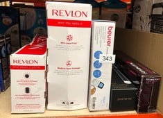 QUANTITY OF HEALTH & BEAUTY ITEMS TO INCLUDE REVLON ONE-STEP HAIR DRYER AND VOLUMIZER FOR MID TO LONG HAIR (ONE-STEP, 2-IN-1 STYLING TOOL, IONIC AND CERAMIC TECHNOLOGY, UNIQUE OVAL DESIGN) RVDR5222: