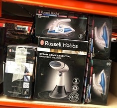 QUANTITY OF KITCHEN & APPLIANCES ITEMS TO INCLUDE RUSSELL HOBBS DUAL VOLTAGE STEAM GLIDE TRAVEL IRON, 80 ML WATER TANK, STAINLESS STEEL SOLEPLATE, WATER SPRAY, VARIABLE TEMP & STEAM, 1.5M CORD, 830W,