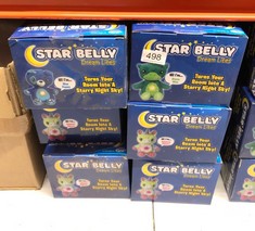 6 X STAR BELLY - PLUSH, CUDDLY BEDTIME NIGHT LIGHT TOYS WITH PROJECTING LIGHT DISPLAYS - BLUE PUPPY: LOCATION - D