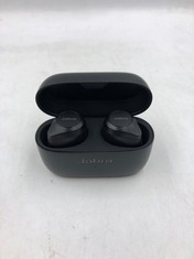 JABRA ELITE 85T TRUE WIRELESS EARBUDS ADVANCED ACTIVE NOISE CANCELLATION WITH LONG BATTERY LIFE AND POWERFUL SPEAKERS - WIRELESS CHARGING CASE - BLACK. RP £120: LOCATION - TOP 50 TABLES