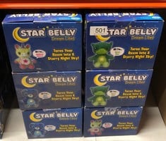 QUANTITY OF BABY & TODDLER ITEMS TO INCLUDE STAR BELLY - PLUSH, CUDDLY BEDTIME NIGHT LIGHT TOYS WITH PROJECTING LIGHT DISPLAYS - BLUE PUPPY: LOCATION - D