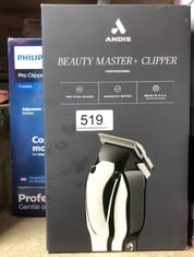 QUANTITY OF HEALTH & BEAUTY ITEMS TO INCLUDE ANDIS 66740 BEAUTY MASTER PLUS ADJUSTABLE BLADE HAIR CUTTING CLIPPER, ATTACHMENT COMBS AND CASE: LOCATION - D