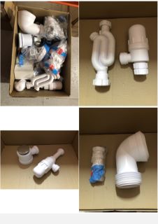 QUANTITY OF BATHROOM & PLUMBING ITEMS TO INCLUDE 90 WC CONNECTOR: LOCATION - E