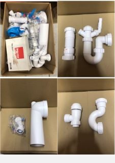 QUANTITY OF BATHROOM & PLUMBING ITEMS TO INCLUDE COMBINED WASTE AND OVERFLOW: LOCATION - E