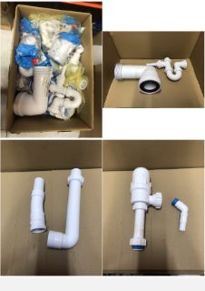 QUANTITY OF BATHROOM & PLUMBING ITEMS TO INCLUDE ADJUSTABLE BOTTLE TRAP : LOCATION - E