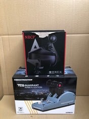 QUANTITY OF TECH & GAMING ITEMS TO INCLUDE THRUSTMASTER TCA QUADRANT AIRBUS EDITION - REALISTIC THROTTLE QUADRANT FOR PC WITH AIRBUS REPLICA CONTROLS: LOCATION - F