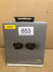 JABRA ELITE 85T TRUE WIRELESS EARBUDS ADVANCED ACTIVE NOISE CANCELLATION WITH LONG BATTERY LIFE AND POWERFUL SPEAKERS - WIRELESS CHARGING CASE - BLACK.: LOCATION - F