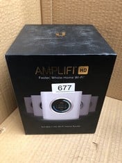 AMPLIFI UK MODEL HD HOME WIRELESS MESH ROUTER WITH LCD DISPLAY.: LOCATION - F