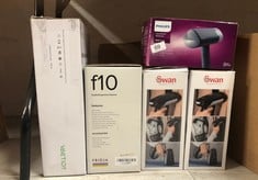 QUANTITY OF HEALTH & BEAUTY ITEMS TO INCLUDE PHILIPS 3000 SERIES HANDHELD STEAMER, 1000W, 20 G/MIN STEAM, KILLS GERMS, DETACHABLE 100ML WATER TANK, COMPACT + FOLDABLE, PLASTIC PLATE, BLUE (STH3000/26