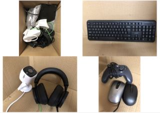 QUANTITY OF GAMING & TECH ITEMS TO INCLUDE TRUST KEYBOARD : LOCATION - F