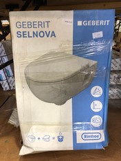 GEBERIT SELNOVA RIMFREE FLOATING TOILET: LOCATION - REAR TABLES(COLLECTION OR OPTIONAL DELIVERY AVAILABLE)