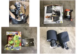 PALLET OF ASSORTED ITEMS TO INCLUDE 3.2L MANUAL AIR FRYER: LOCATION - MIDDLE FLOOR(COLLECTION OR OPTIONAL DELIVERY AVAILABLE)