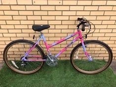 RALEIGH MONTEREY SIS LADIES MOUNTAIN BIKE, 17” FRAME, 26” WHEELS, 15 SPEED THUMB SHIFT GEARS. : LOCATION - MIDDLE FLOOR(COLLECTION OR OPTIONAL DELIVERY AVAILABLE)