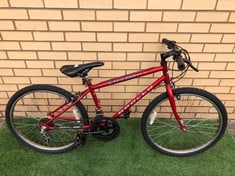 APOLLO LASER GENTS MOUNTAIN BIKE, 20” FRAME, 26” WHEELS, 18 SPEED THUMB SHIFT GEARS.: LOCATION - MIDDLE FLOOR(COLLECTION OR OPTIONAL DELIVERY AVAILABLE)