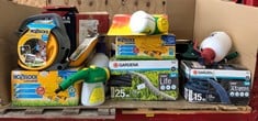 QUANTITY OF ASSORTED GARDEN ITEMS TO INCLUDE SPEAR & JACKSON 5L PRESSURE SPRAYER:: LOCATION - LEFT RACK(COLLECTION OR OPTIONAL DELIVERY AVAILABLE)