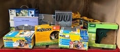 QUANTITY OF ASSORTED GARDEN ITEMS TO INCLUDE HOZELOCK PRO ROUND AREA GARDEN SPRINKLER: LOCATION - LEFT RACK(COLLECTION OR OPTIONAL DELIVERY AVAILABLE)