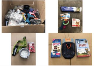 QUANTITY OF ASSORTED PET ITEMS TO INCLUDE VOYAGER DOG HARNESS SIZE L: LOCATION - LEFT RACK(COLLECTION OR OPTIONAL DELIVERY AVAILABLE)