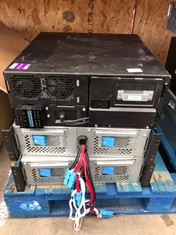 QUANTITY OF ASSORTED RACK MOUNTED POWER SUPPLIES : LOCATION - LEFT RACK(COLLECTION OR OPTIONAL DELIVERY AVAILABLE)