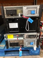 QUANTITY OF ASSORTED RACK MOUNTED POWER SUPPLIES : LOCATION - LEFT RACK(COLLECTION OR OPTIONAL DELIVERY AVAILABLE)