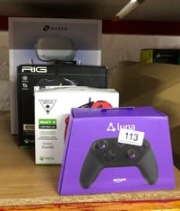 QUANTITY OF TECH & GAMING ITEMS TO INCLUDE LUNA GAMING CONTROLLER: LOCATION - A