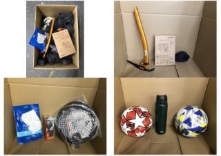 QUANTITY SPORTS & EXERCISE ITEMS TO INCLUDE MITRE ULTIMATCH PLUS BALL: LOCATION - A