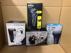 QUANTITY OF  ITEMS TO INCLUDE PANASONIC ES-ALT4B 3-BLADE WET AND DRY ELECTRIC SHAVER FOR MEN, RECHARGEABLE, SKIN COMFORT SENSOR, MULTI-FLEX 12D HEAD - MINIMIZE THE 5 O’CLOCK SHADOW: LOCATION - B