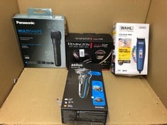 QUANTITY OF HEALTH & BEAUTY ITEMS TO INCLUDE BRAUN SERIES 5 ELECTRIC SHAVER, WITH PRECISION TRIMMER ATTACHMENT FOR MOUSTACHE & SIDEBURNS TRIMMING, 100% WATERPROOF, 2 PIN BATHROOM PLUG, 50-B1200S, BLU